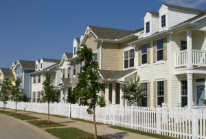 row of town homes